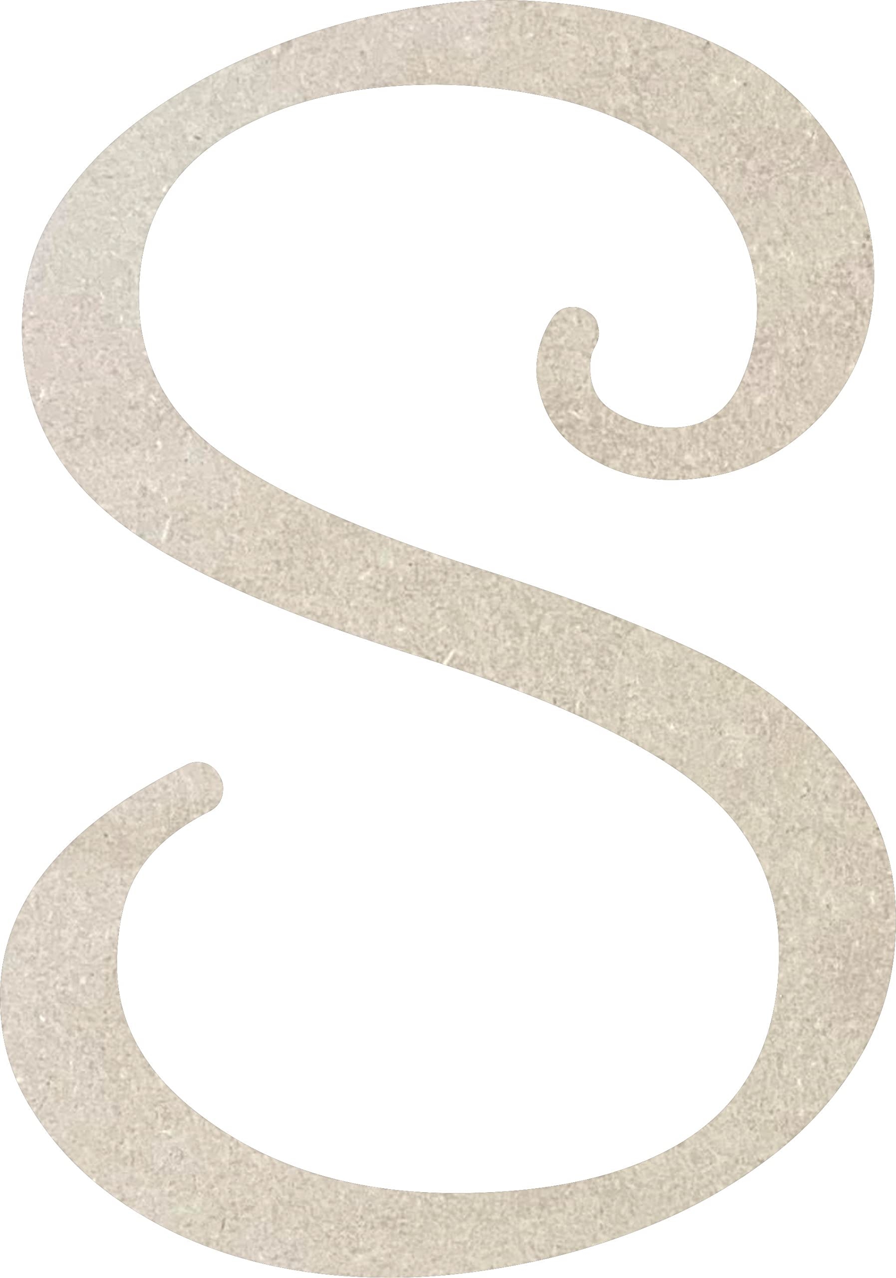 Amazon 5 Tall Wooden Script Letter S Unfinished Paintable Kids Cursive Alphabet Monograming Love Is In The Air Font DIY