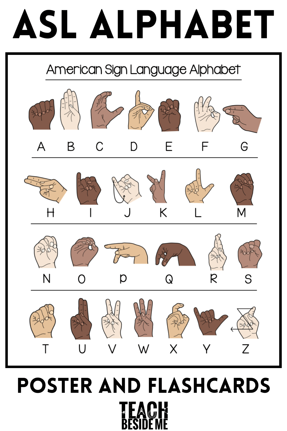Printable Asl Alphabet Chart