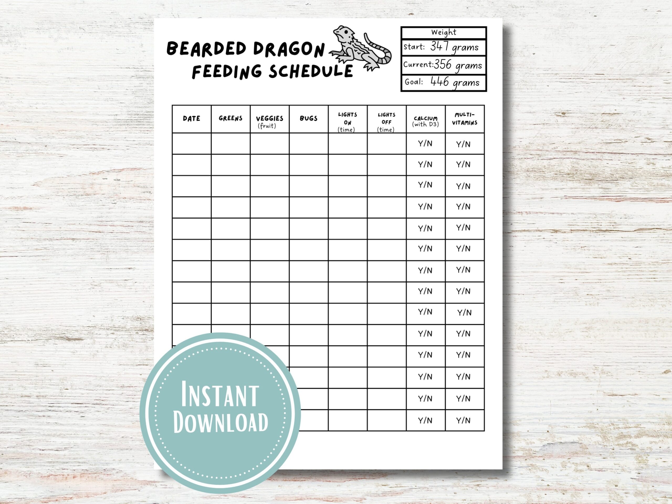 printable bearded dragon food chart printable bearded dragon food chart