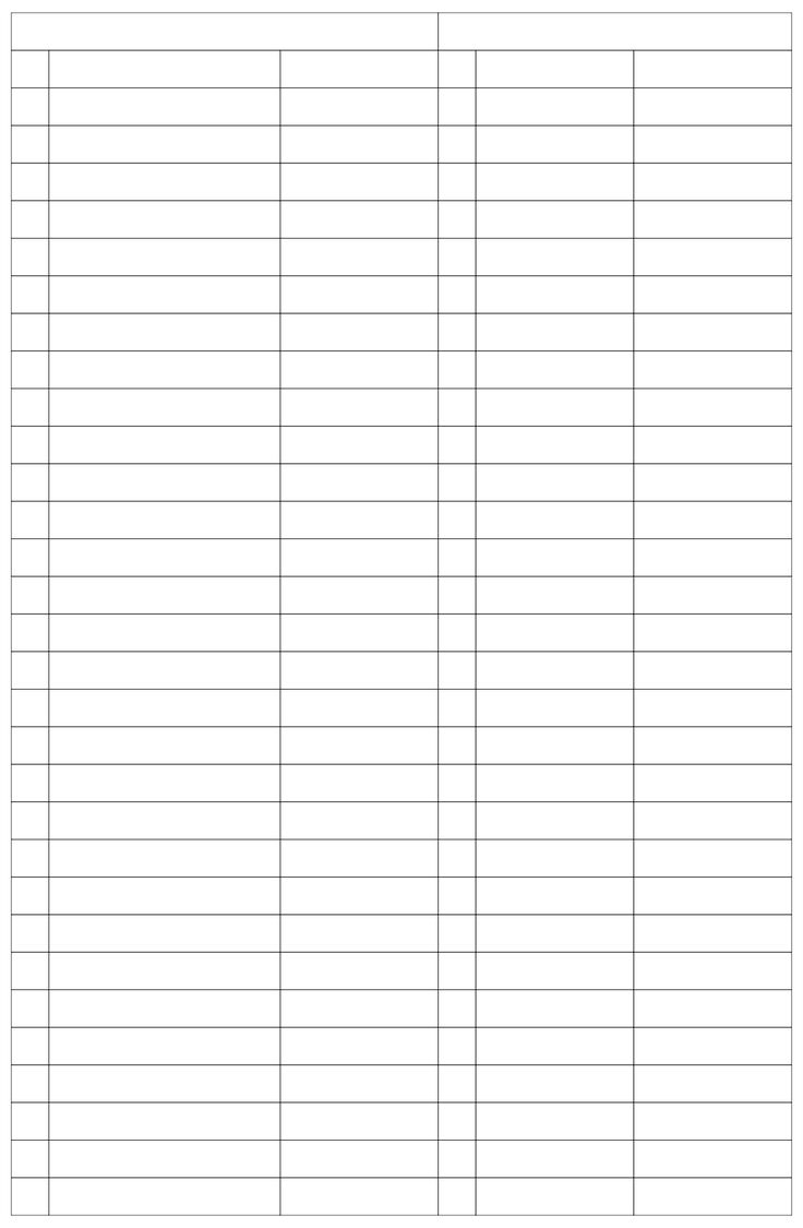 Blank Chart With Lines 10 Free PDF Printables Printablee