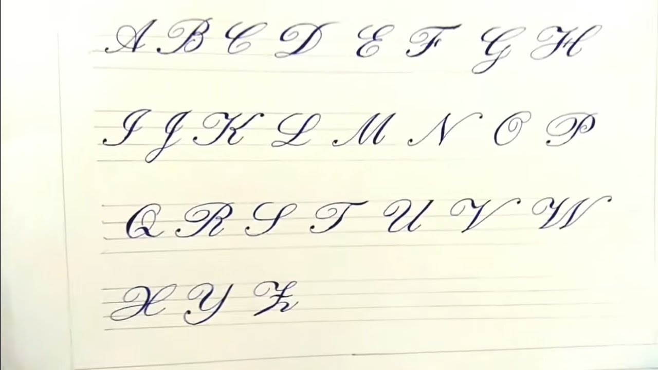 Cursive Capital Letters Beginners How To Write Capital Alphabets In Cursive Cursive Handwriting YouTube Cursive Capital Letters Beginners How To Write Capital Alphabets In Cursive Cursive Handwriting YouTube