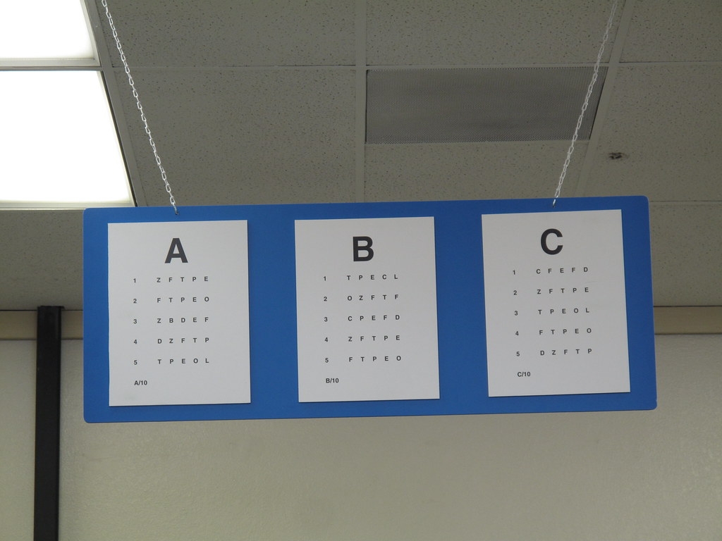Printable California Dmv Eye Chart