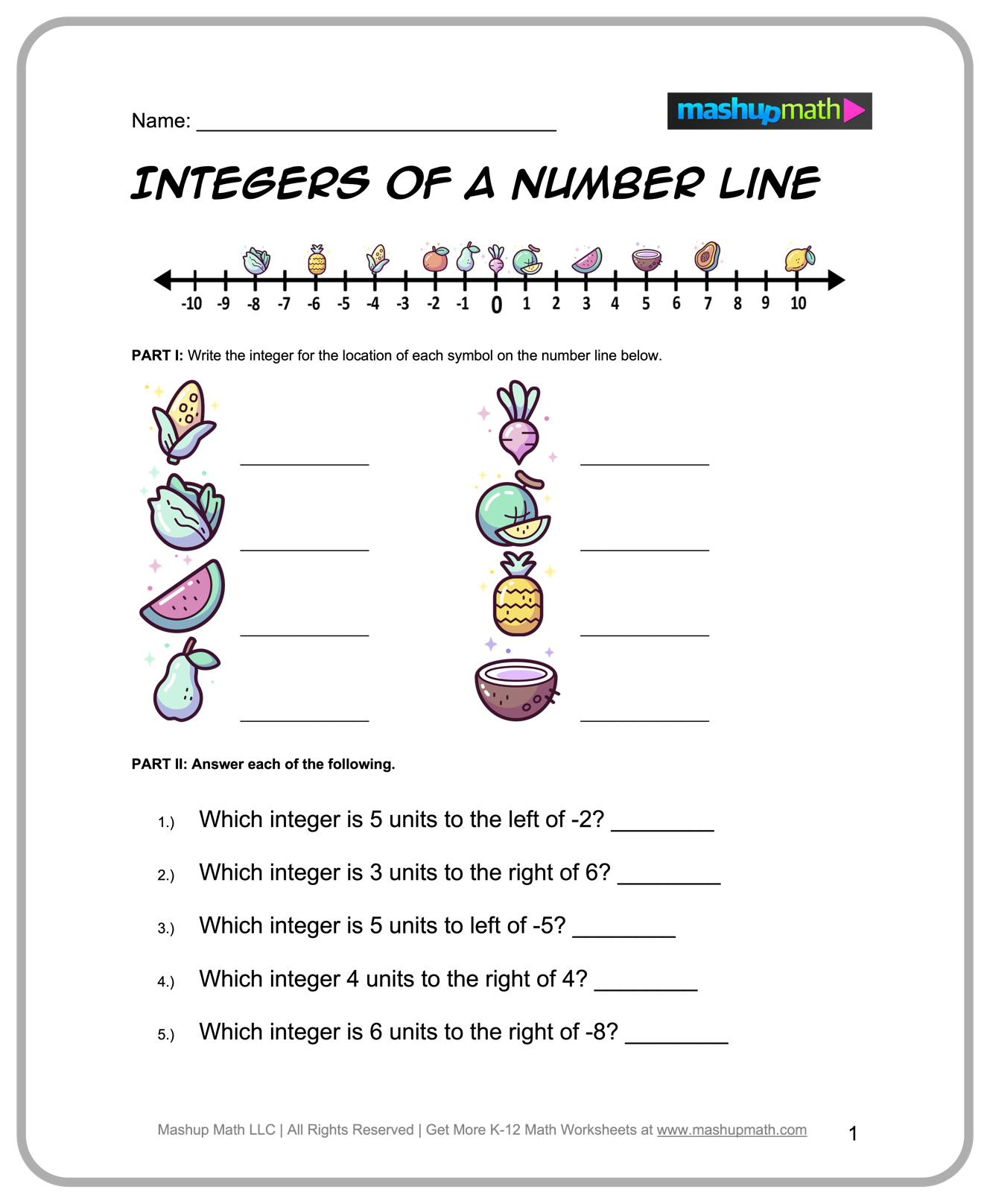 Math Worksheets For Sixth Graders Printable