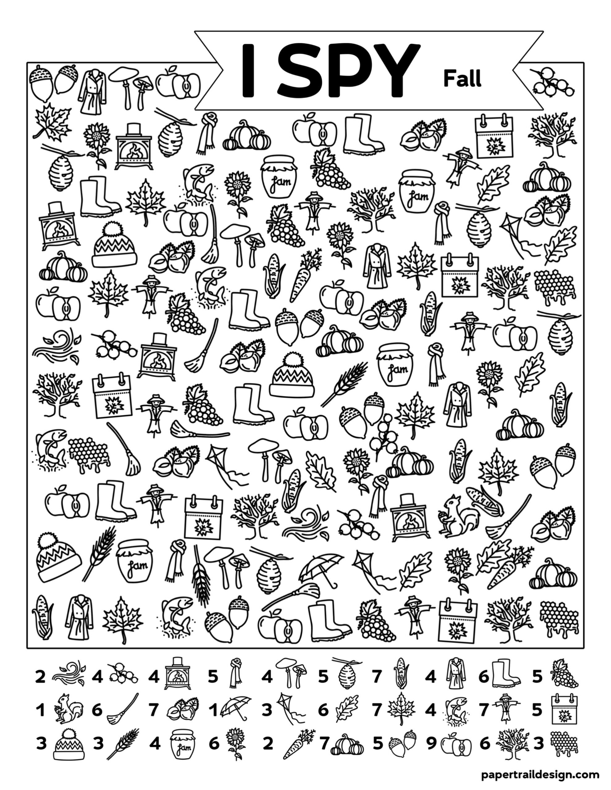 free printable autumn worksheets