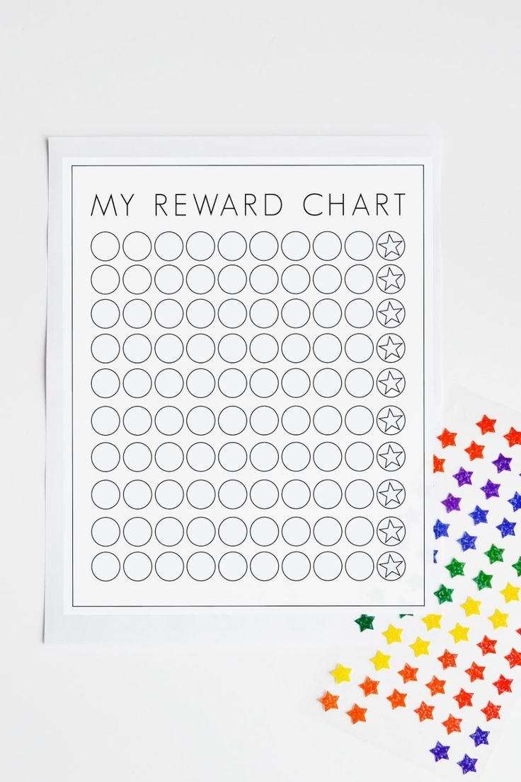 Free Printable Reward Chart Free Printable Reward Chart