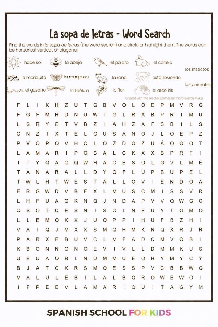 free printable spanish worksheets free printable spanish worksheets