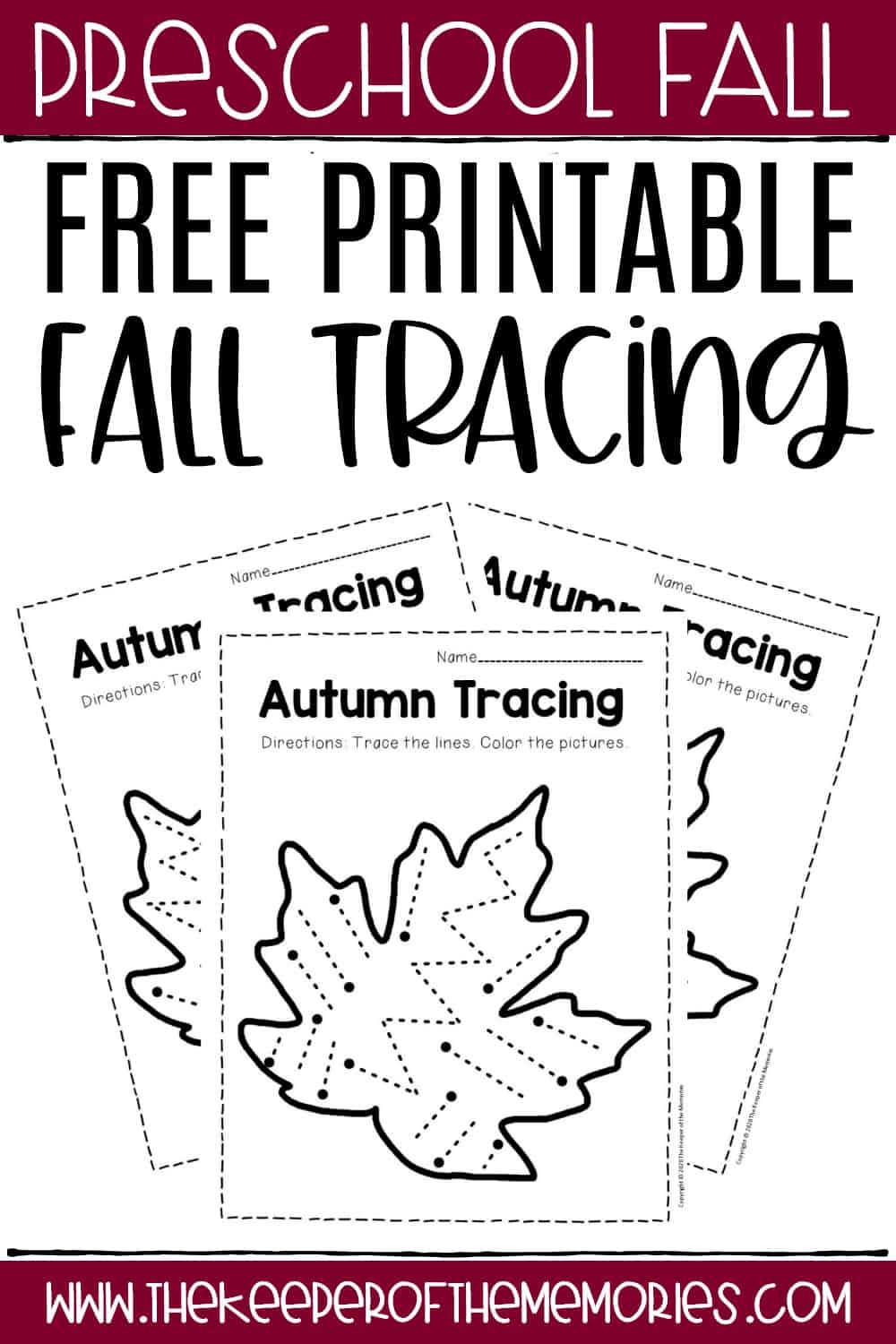 free printable fall worksheets