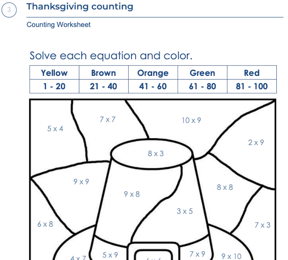 thanksgiving math worksheets free printable thanksgiving math worksheets free printable
