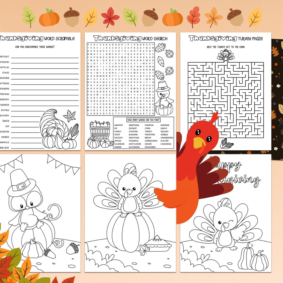 FREE Thanksgiving Worksheets PDF Leap Of Faith Crafting FREE Thanksgiving Worksheets PDF Leap Of Faith Crafting