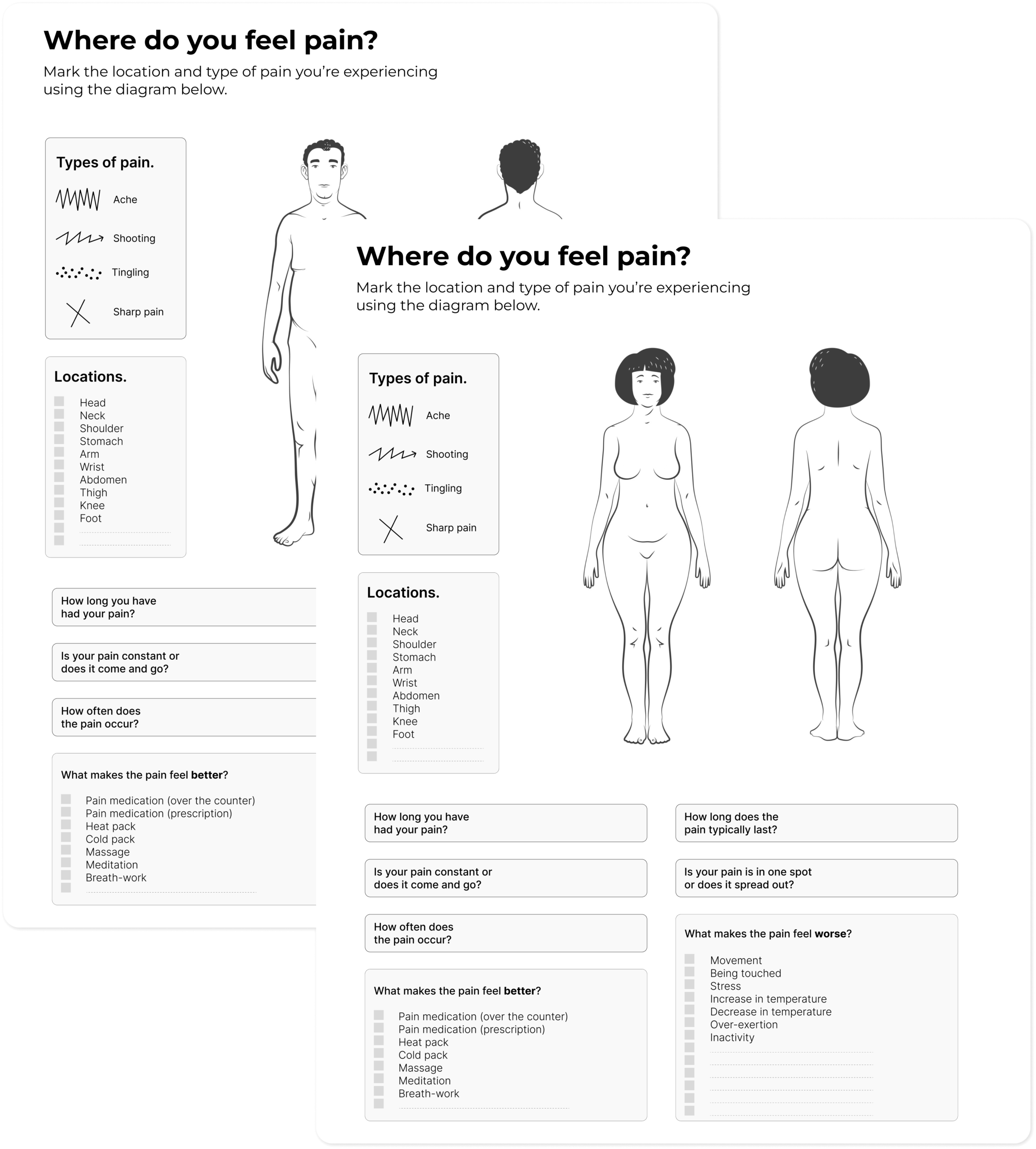 How To Describe Pain Free PDF Worksheet Bearable