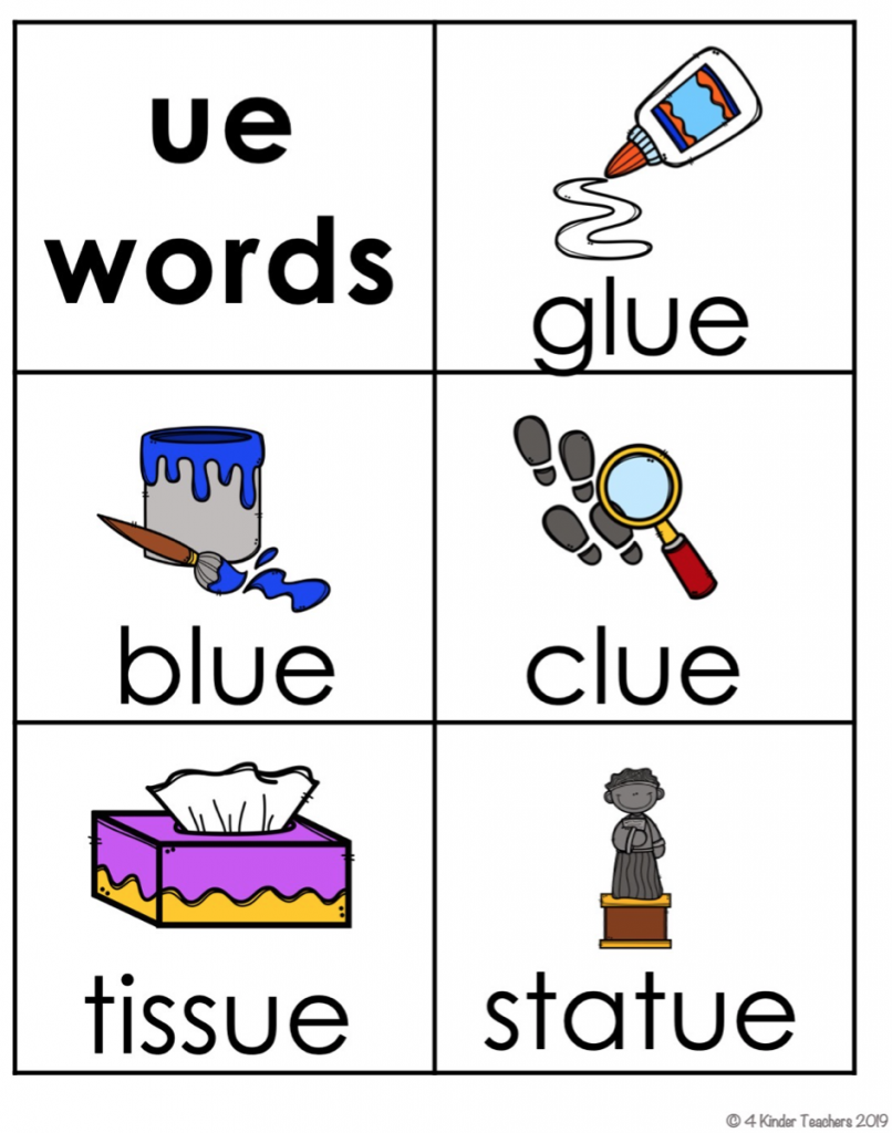 long vowel words u