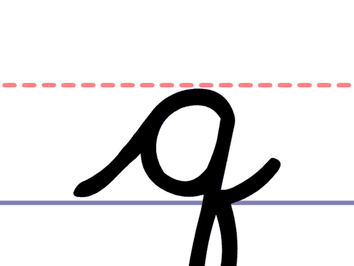 How To Write A Cursive Lowercase Q