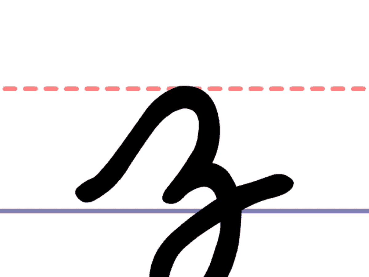 How To Write A Cursive Z