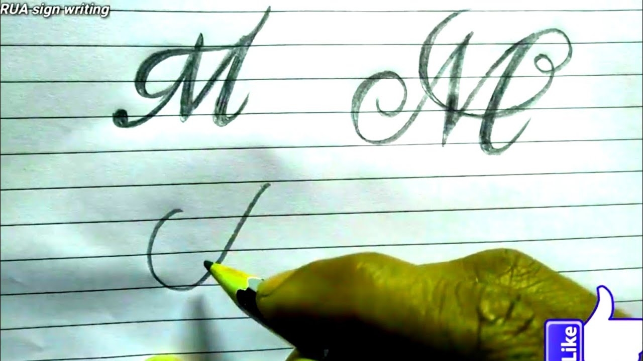 How To Write Cursive Calligraphy Letter M In Different Style RUA Sign Writing M Drawing YouTube How To Write Cursive Calligraphy Letter M In Different Style RUA Sign Writing M Drawing YouTube