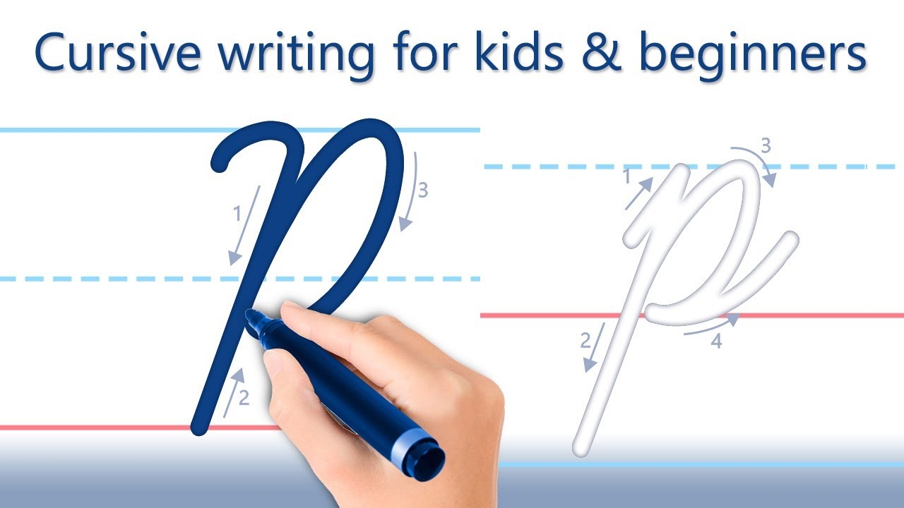 How To Write P In Cursive