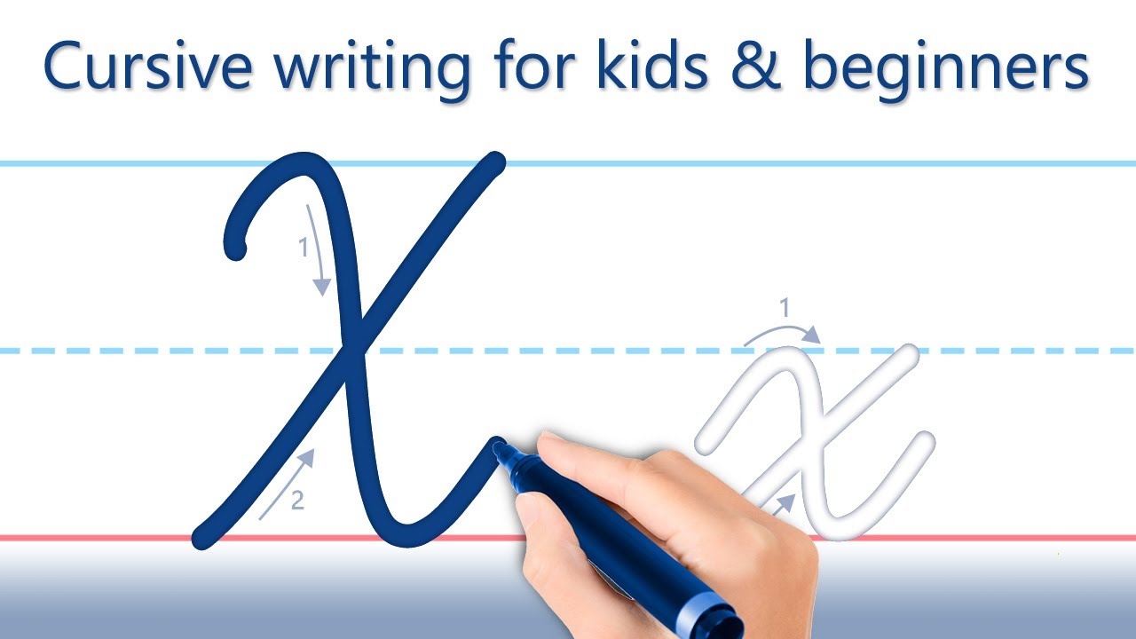 How To Do A Cursive X