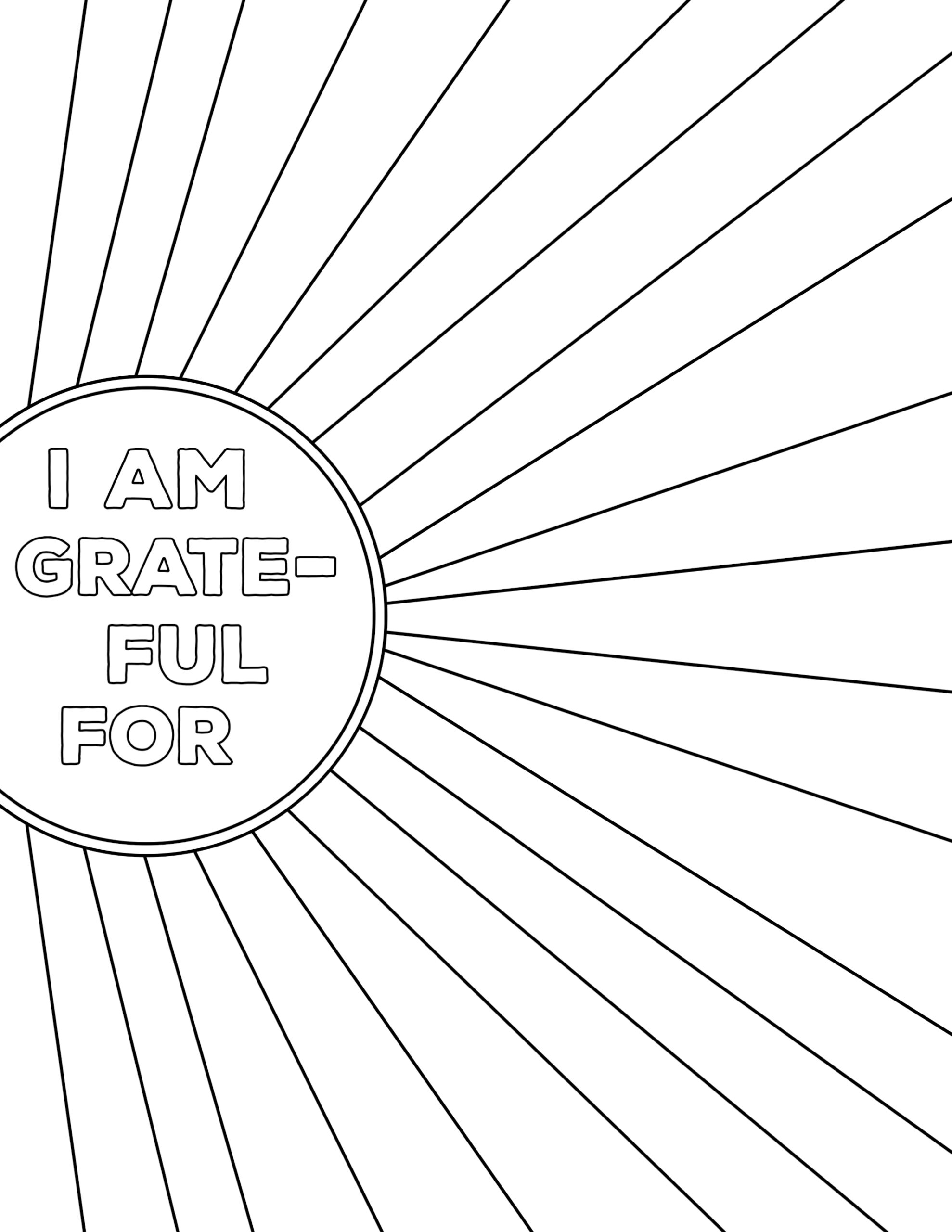 I Am Thankful For Worksheet Free Printable Paper Trail Design