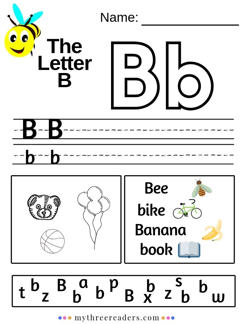 free printable letter b worksheets