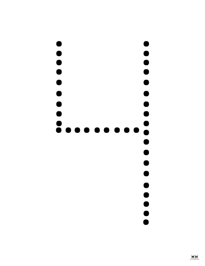 Number 4 Tracing Worksheets 15 FREE Pages Printabulls