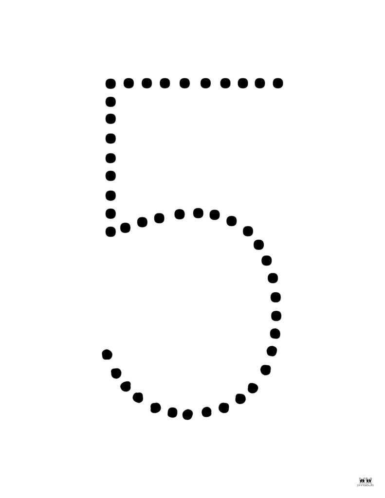 Number 5 Tracing Worksheets 15 FREE Pages Printabulls