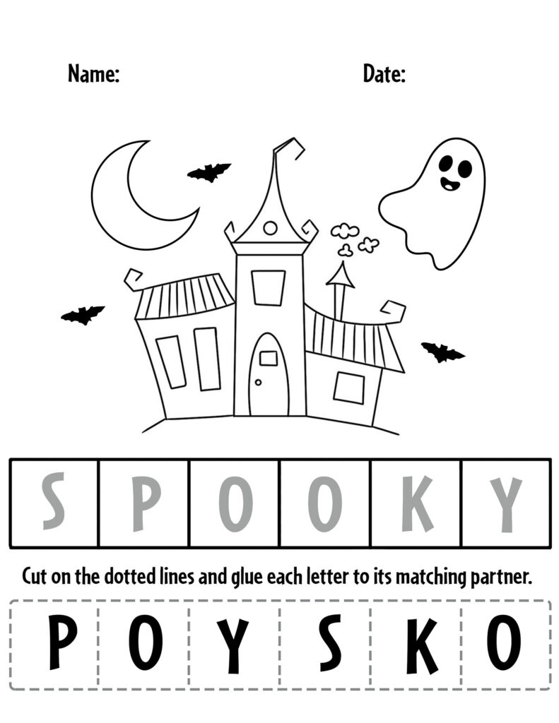 Preschool Halloween Printables For Free The Hollydog Blog