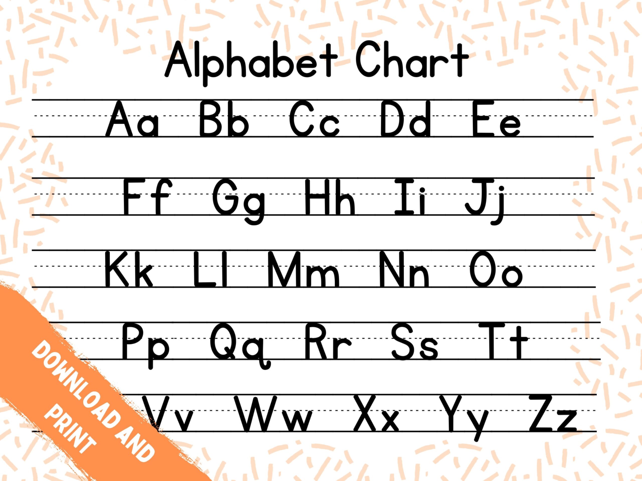 Printable ABC Chart Alphabet Chart Handwriting Chart Homeschool Resource Educational Instant Download PDF Print Etsy Printable ABC Chart Alphabet Chart Handwriting Chart Homeschool Resource Educational Instant Download PDF Print Etsy