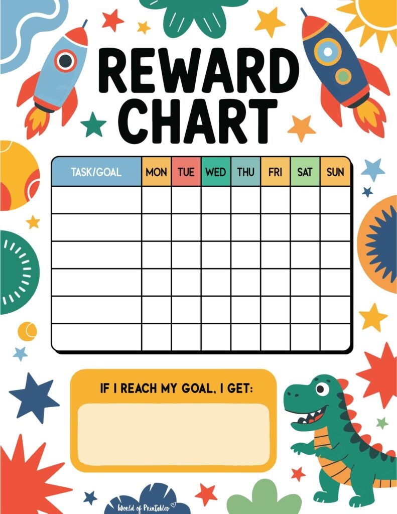 Printable Reward Charts Free