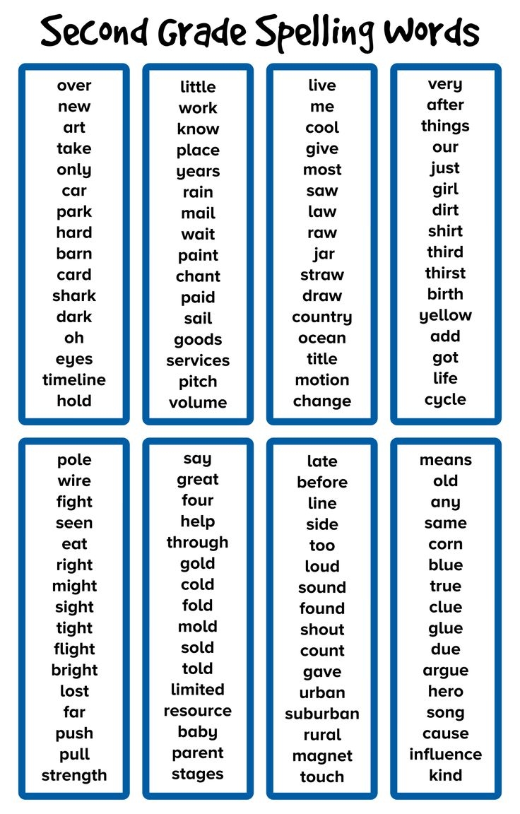 Second Grade Sight Words List 10 Free PDF Printables Printablee
