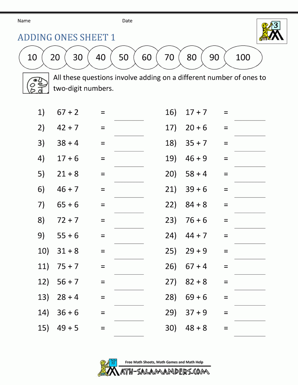 free printable worksheets for 3rd graders