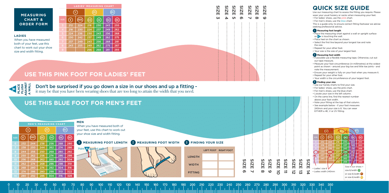 Women 039 s Foot Size Chart Printable Foot Shoe Size Chart Women To Kids Chart Women 039 s Printable