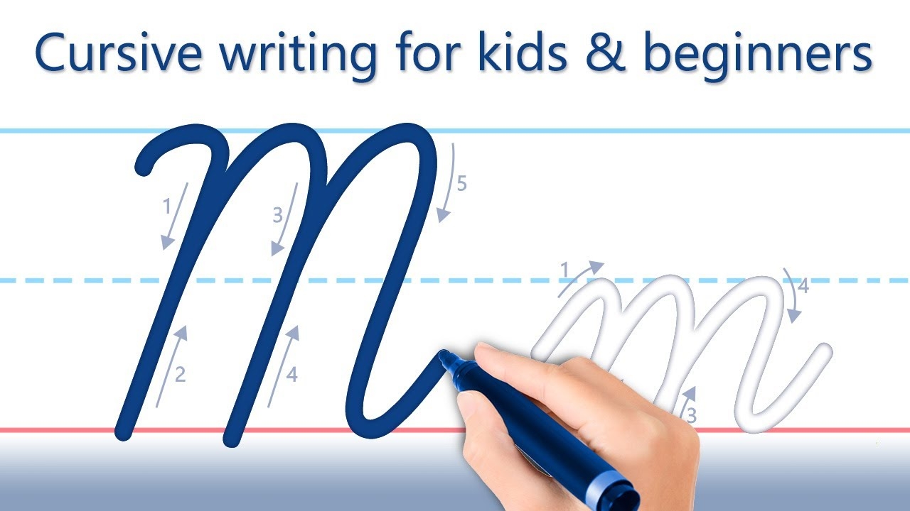 How To Do A Cursive M